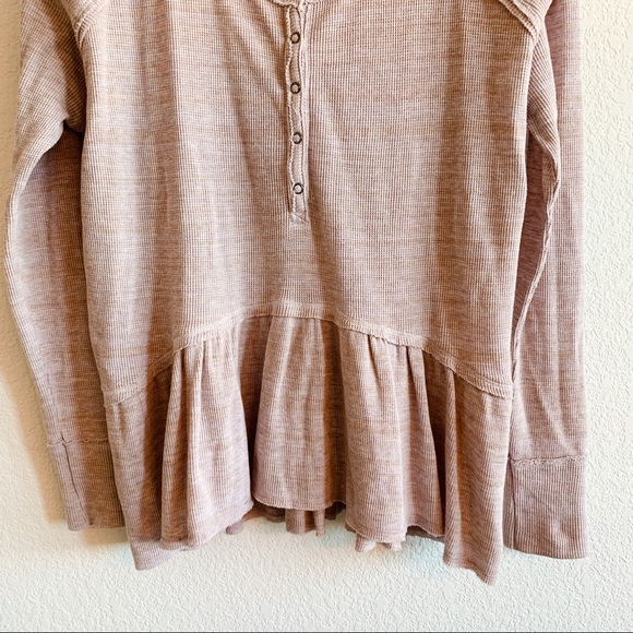 Free People Thermal Henley - Picture 5 of 8